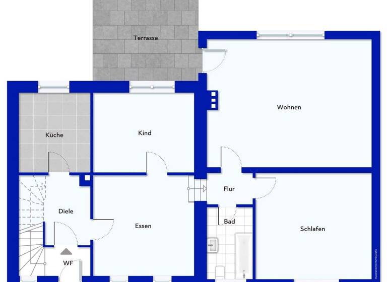 Reihenmittelhaus zum Kauf 125.000 € 8 Zimmer 227 m² 500 m² Grundstück frei ab sofort Calmesweiler Eppelborn 66571