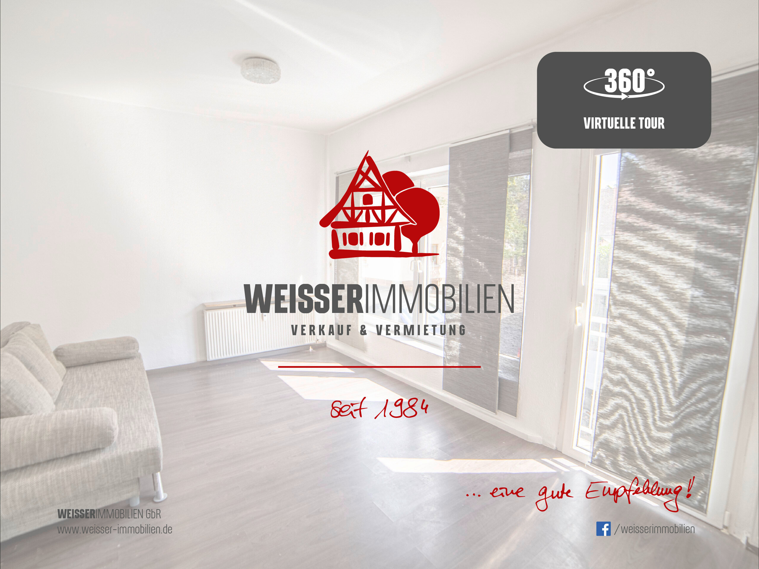 Wohnung zur Miete 470 € 2 Zimmer 45 m²<br/>Wohnfläche EG<br/>Geschoss Unterfarrnbacher Straße 170 Unterfarrnbach 101 Fürth 90766