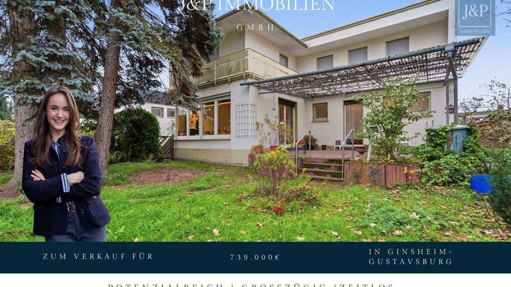 Einfamilienhaus zum Kauf 739.000 € 5 Zimmer 136 m² 700 m² Grundstück Ginsheim-Gustavsburg / Gustavsburg 65462