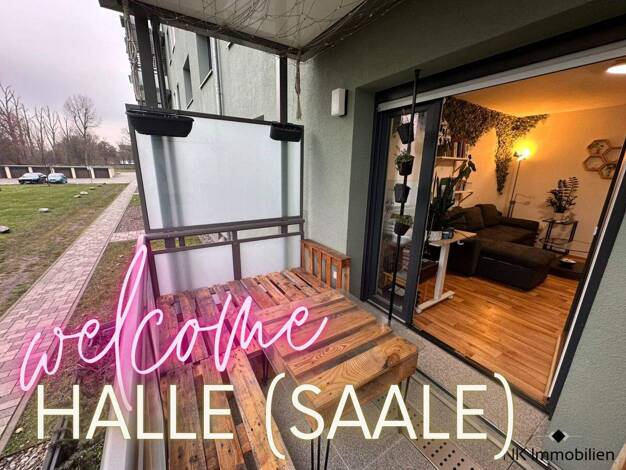 Wohnung zur Miete 464 € 2 Zimmer 50 m² EG Kurt-Freund-Str. 27 Südstadt Halle (Saale) 06130