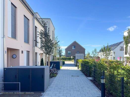 Reihenmittelhaus zum Kauf - Erstbezug provisionsfrei 989.000 € 4 Zimmer 114,2 m² 134 m² Grundstück Heimstettener Moosweg 1 Heimstetten Kirchheim 85551
