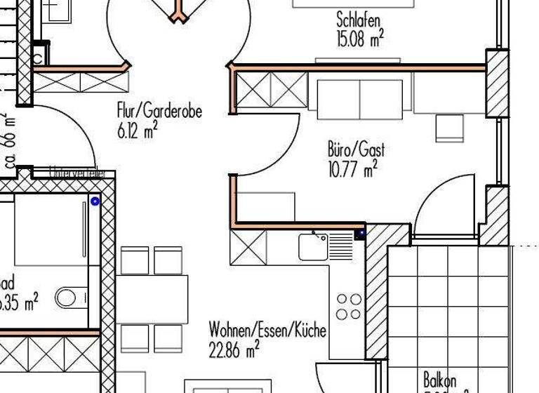 Wohnung zum Kauf - Erstbezug 278.900 € 3 Zimmer 66,2 m² 1. Geschoss Roßfeld Crailsheim 74564