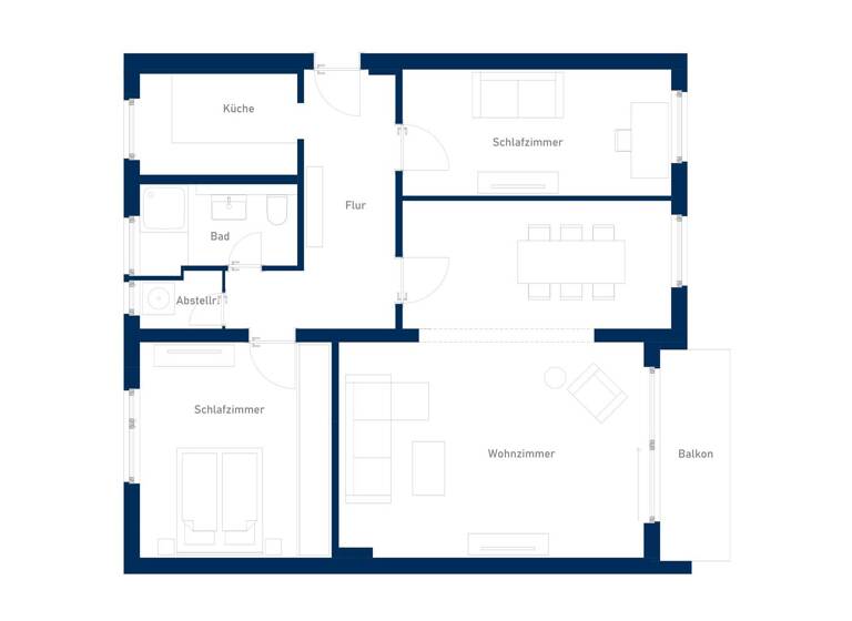 Wohnung zur Miete 1.167 € 3 Zimmer 85 m² 2. Geschoss frei ab 01.06.2026 Hasenbusch 11 Elmshorn 25335