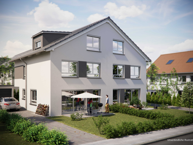 Doppelhaushälfte zum Kauf provisionsfrei 1.028.500 € 6 Zimmer 154 m² 319 m² Grundstück Schönblickstraße 14 Münchingen Korntal-Münchingen 70825