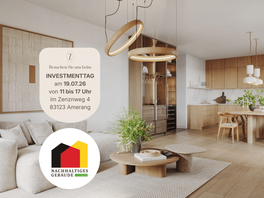 Wohnung zum Kauf - Erstbezug 549.900 € 3 Zimmer 85,5 m² EG Kammer Amerang 83123