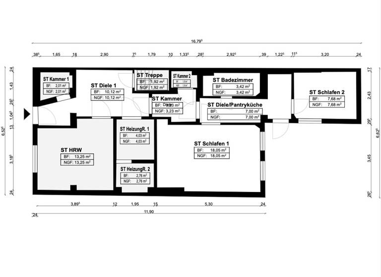 Reihenmittelhaus zum Kauf 674.900 € 8 Zimmer 212,2 m² 162 m² Grundstück Neustadt Bremen 28199