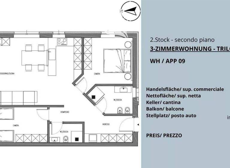 Studio zum Kauf 750.000 € 3 Zimmer 110 m² 2. Geschoss St. Ulrich 39046