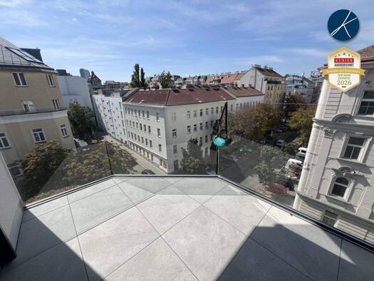 Terrassenwohnung zum Kauf - Erstbezug 628.000 € 3 Zimmer 97,5 m² 5. Geschoss Wien 1100