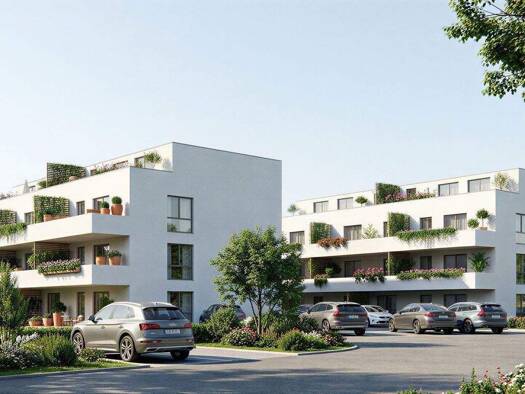 Terrassenwohnung zum Kauf - Erstbezug provisionsfrei 218.200 € 2 Zimmer 54,6 m² 1. Geschoss frei ab 30.10.2028 Westerwaldstraße 34 Haiger Haiger 35708