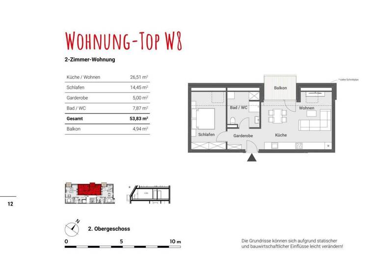 Wohnung zum Kauf 355.000 € 2 Zimmer 53,8 m² Kufstein 6330