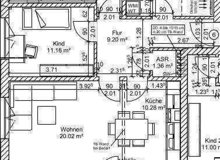 Wohnung zur Miete - Erstbezug 1.146 € 3 Zimmer 86,2 m² 2. Geschoss frei ab 01.05.2026 Tribseer Stralsund 18437