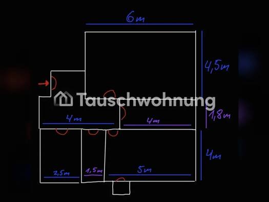 Wohnung zur Miete Tauschwohnung 549 € 3 Zimmer 75 m² 1. Geschoss Pankow Pankow 13187