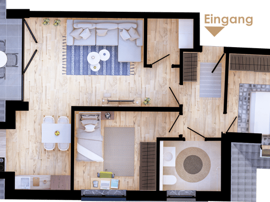 Wohnung zum Kauf - Neubau provisionsfrei 274.593 € 3 Zimmer 73 m² 2. Geschoss Dorfstraße 82 Leuth Nettetal 41334