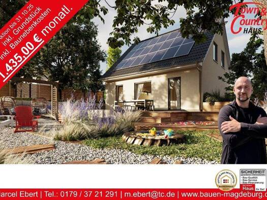 Einfamilienhaus zum Kauf - Erstbezug 355.403 € 4 Zimmer 112 m² 596 m² Grundstück Rottmersleben 39343