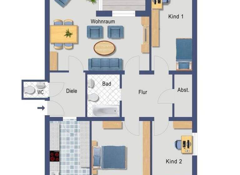 Wohnung zum Kauf provisionsfrei 205.000 € 4 Zimmer 93,4 m² EG Danziger Straße 2 Mettmann 40822