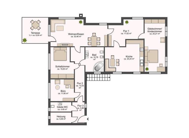 Einfamilienhaus zum Kauf 349.000 € 4 Zimmer 170 m² 1.400 m² Grundstück Steddorf Bienenbüttel / Steddorf 29553