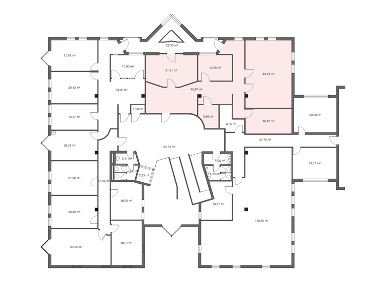 Büro zur Miete provisionsfrei 1.770 € 175,4 m² Bürofläche Gutenbergstraße 13 Puchheim Bahnhof Puchheim 82178