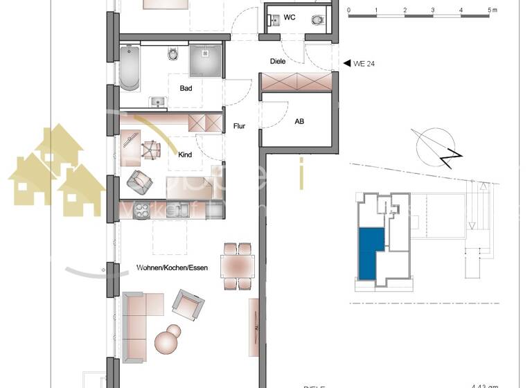 Wohnung zum Kauf 528.700 € 3,5 Zimmer 100,4 m²<br/>Wohnfläche 3.<br/>Geschoss 01.09.2026<br/>Verfügbarkeit Lorestraße 8 Dinkelsbühl Dinkelsbühl 91550