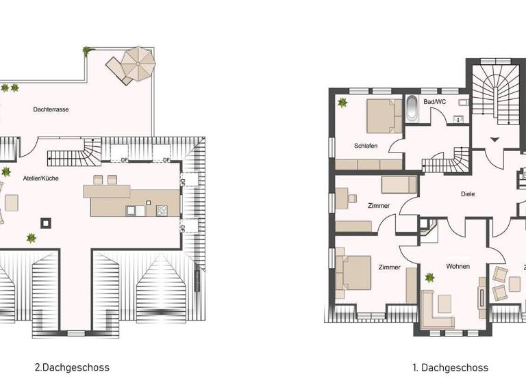 Maisonette zum Kauf 840.000 € 6 Zimmer 166,3 m² Süd Ludwigsburg 71638