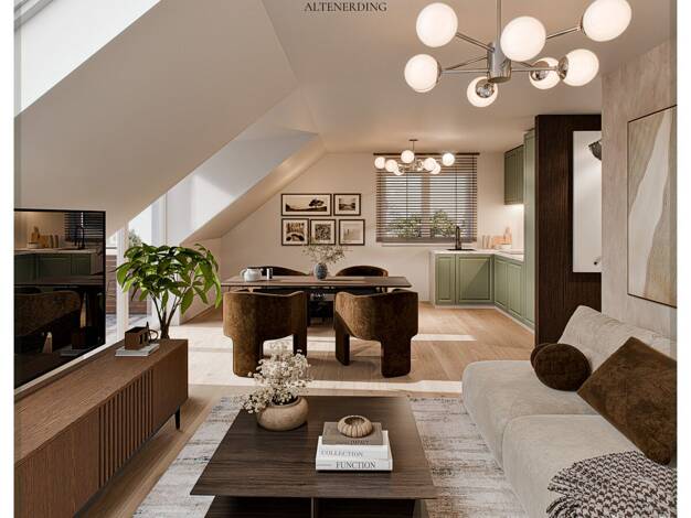 Wohnung zum Kauf - Neubau 505.000 € 2,5 Zimmer 63,2 m² Geschoss 3/3 frei ab 01.12.2028 Parkstraße 25 Altenerding Erding 85435