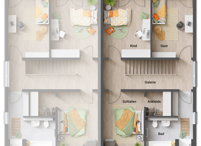 Doppelhaushälfte zum Kauf - Erstbezug 490.000 € 4 Zimmer 142 m² 375 m² Grundstück frei ab sofort Markranstädt 04420