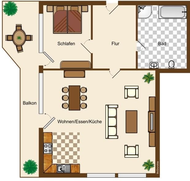 Wohnung zum Kauf 190.000 € 2 Zimmer 62 m²<br/>Wohnfläche 1.<br/>Geschoss Aufhausen Geislingen an der Steige Aufhausen / Aufhausen 73312