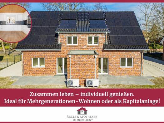Doppelhaushälfte zum Kauf - Erstbezug 699.800 € 5 Zimmer 233 m² 736 m² Grundstück Martfeld Martfeld / An der Heide 27327