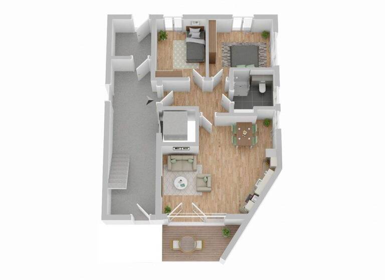 Wohnung zum Kauf - Erstbezug provisionsfrei 290.999 € 3 Zimmer 61,9 m² EG Klosterstraße 26 Kernstadt Lippstadt 59555