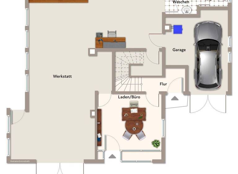 Mehrfamilienhaus zum Kauf 465.000 € 9 Zimmer 210 m² 434 m² Grundstück frei ab sofort Lechbruck Lechbruck a.See 86983