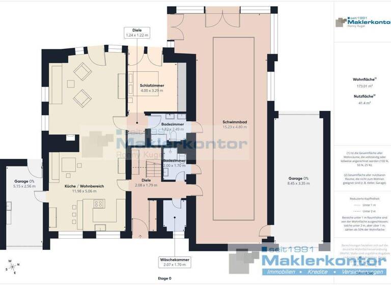 Einfamilienhaus zum Kauf 1.350.000 € 6 Zimmer 330 m² 1.000 m² Grundstück Rechlin 17248