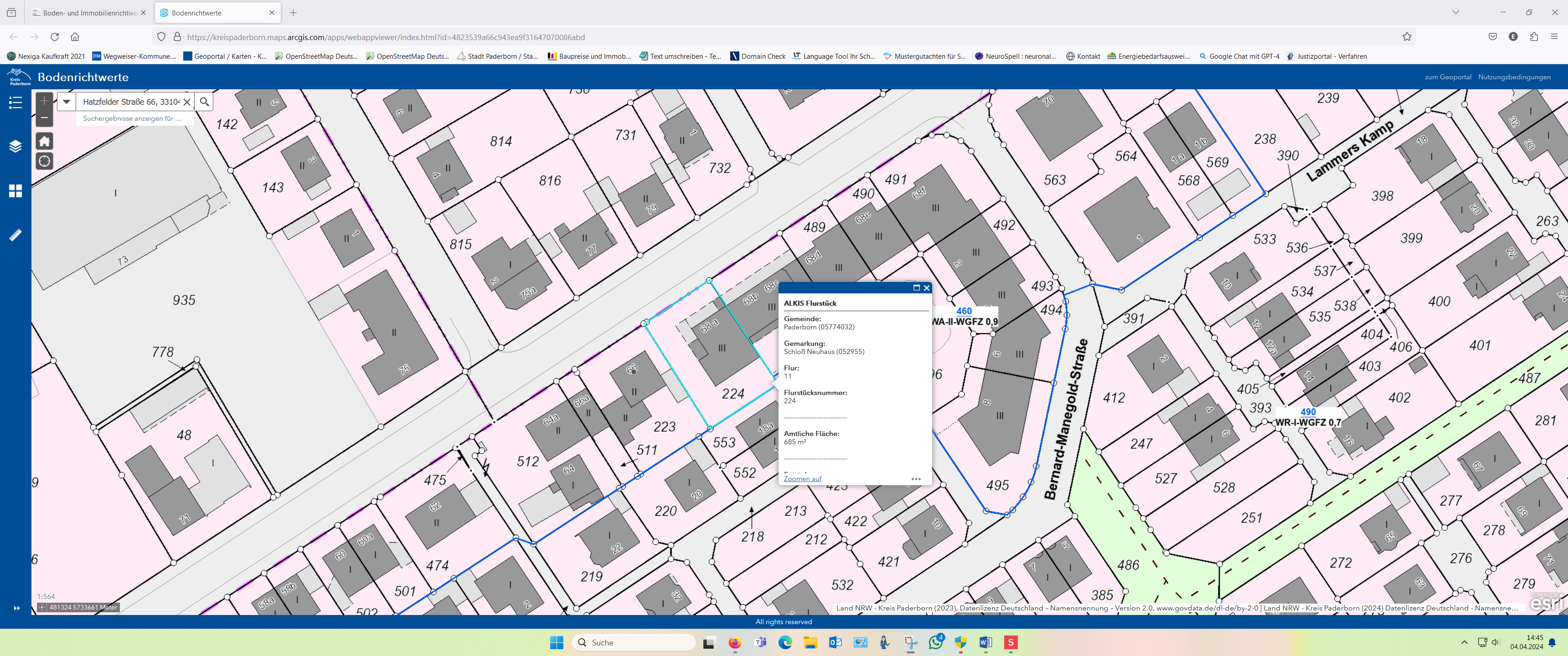 Laden zum Kauf 2 Zimmer 80,4 m²<br/>Verkaufsfläche Hatzfelderstraße Schloß Neuhaus Paderborn 33104