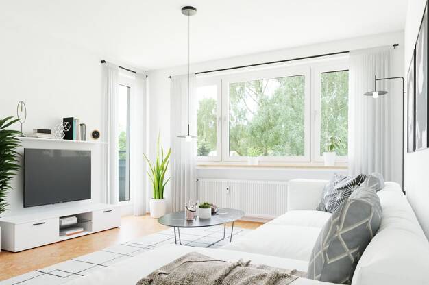 Wohnung zur Miete 590 € 2 Zimmer 51,3 m² 1. Geschoss frei ab 01.09.2025 Robinsbalje 1 Mittelshuchting Bremen-Mittelshuchting 28259