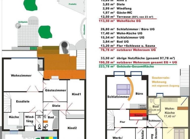 Bungalow zum Kauf provisionsfrei 510.000 € 5 Zimmer 113,5 m² 334 m² Grundstück Weiskirchen Rodgau 63110