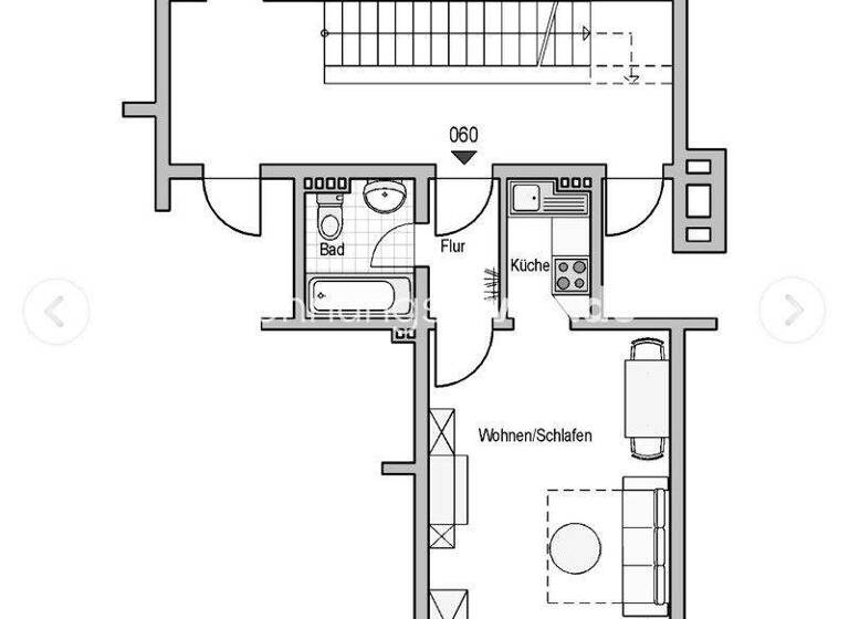 Studio zur Miete Tauschwohnung 320 € 1 Zimmer 29 m² 1. Geschoss Hamm Hamburg 20535
