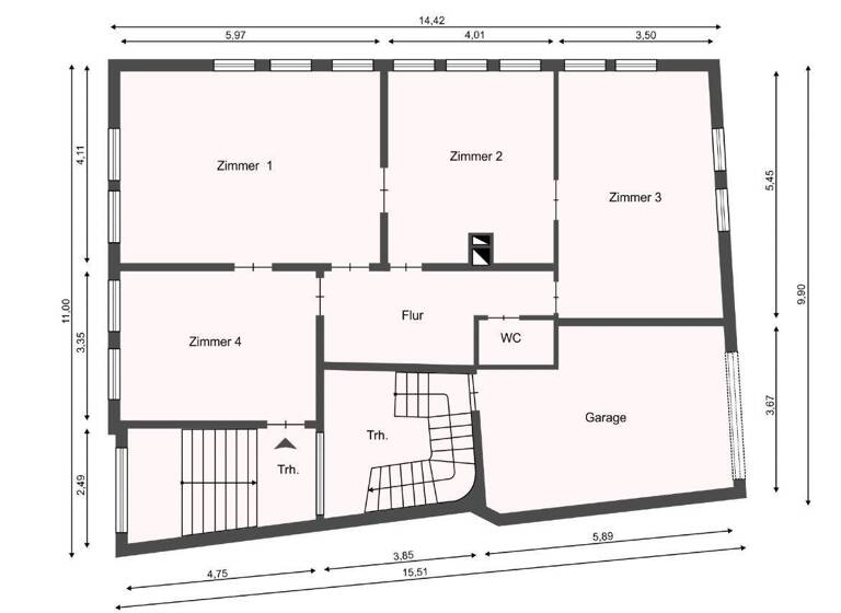 Bürofläche zum Kauf 148.000 € 87 m² Bürofläche Innenstadt Worms 67547