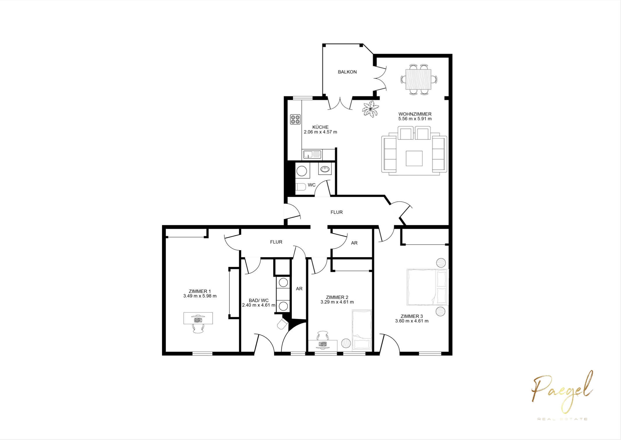 Wohnung zum Kauf 699.000 € 4 Zimmer 138,7 m²<br/>Wohnfläche 2.<br/>Geschoss Rosenthal Berlin 13187