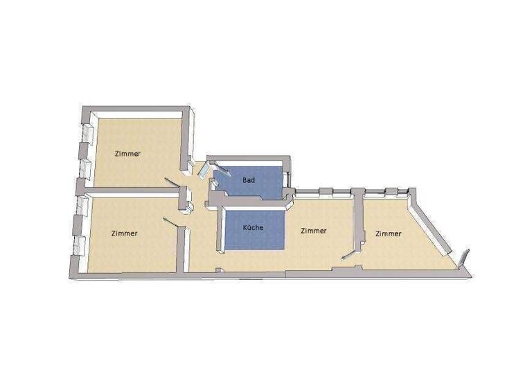 Wohnung zum Kauf 695.000 € 4 Zimmer 110 m² frei ab sofort Kreuzberg Berlin 10999