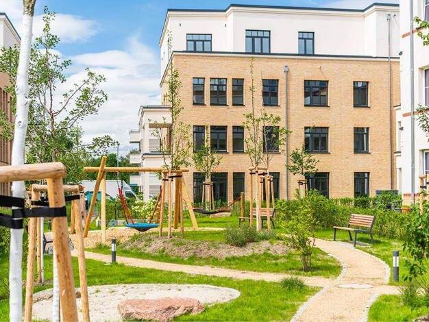 Wohnung zum Kauf - Neubau 335.000 € 2 Zimmer 46,8 m² EG Georg-Hermann-Allee 124 Bornstedter Feld Potsdam 14469