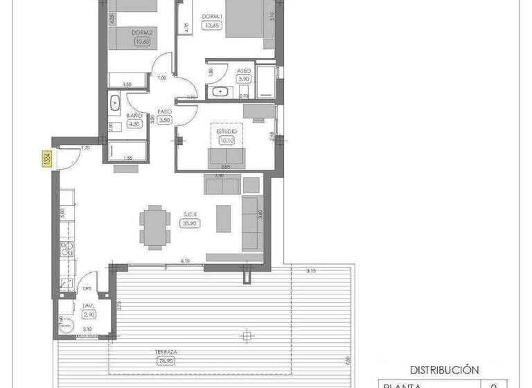 Wohnung zum Kauf - Erstbezug provisionsfrei 318.000 € 3 Zimmer 73 m² Algorfa