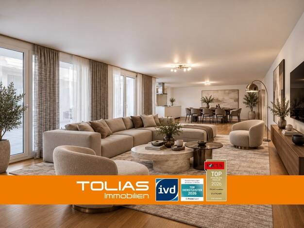 Wohnung zum Kauf 798.000 € 4,5 Zimmer 150,8 m² Geschoss 2/5 frei ab sofort Mitte Stuttgart 70180