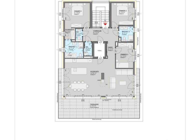 Penthouse zum Kauf 2.600.000 € 4 Zimmer 126,7 m² 3. Geschoss Hauptstraße 180 Seeboden am Millstätter See 9871