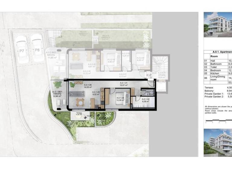 Studio zum Kauf 393.500 € 1 Zimmer 54 m² Trogir