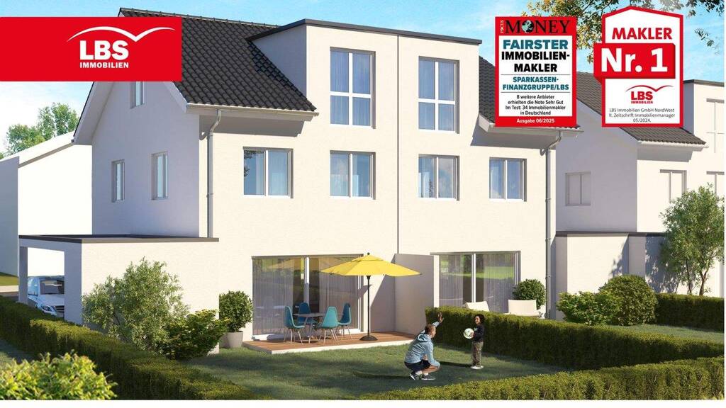 Doppelhaushälfte zum Kauf - Erstbezug provisionsfrei 507.500 € 5 Zimmer 136 m² 272 m² Grundstück Schlangen 33189