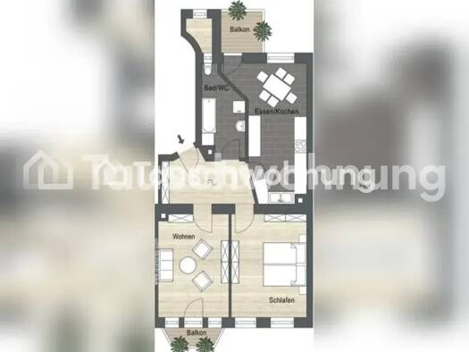 Wohnung zur Miete Tauschwohnung 870 € 2 Zimmer 74 m² Neustadt-Neuschönefeld Ost 04317