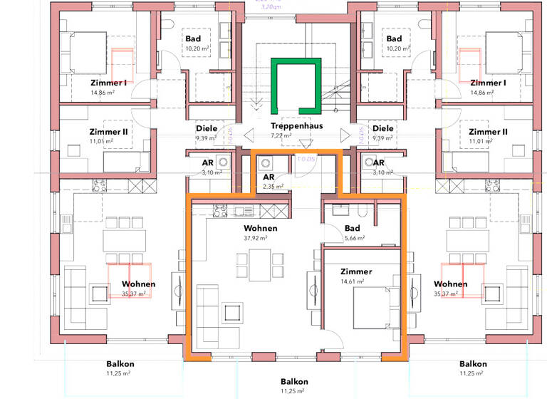 Wohnung zum Kauf provisionsfrei 320.000 € 2 Zimmer 66,2 m² 1. Geschoss Bad Schussenried 88427