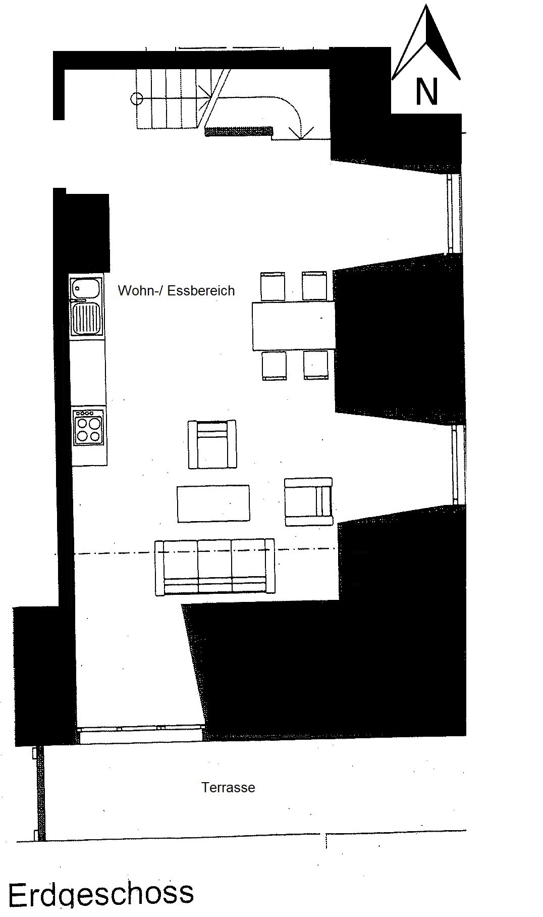 Maisonette zur Miete 750 € 2 Zimmer 93 m²<br/>Wohnfläche 15.03.2025<br/>Verfügbarkeit Stieghorst Bielefeld 33605