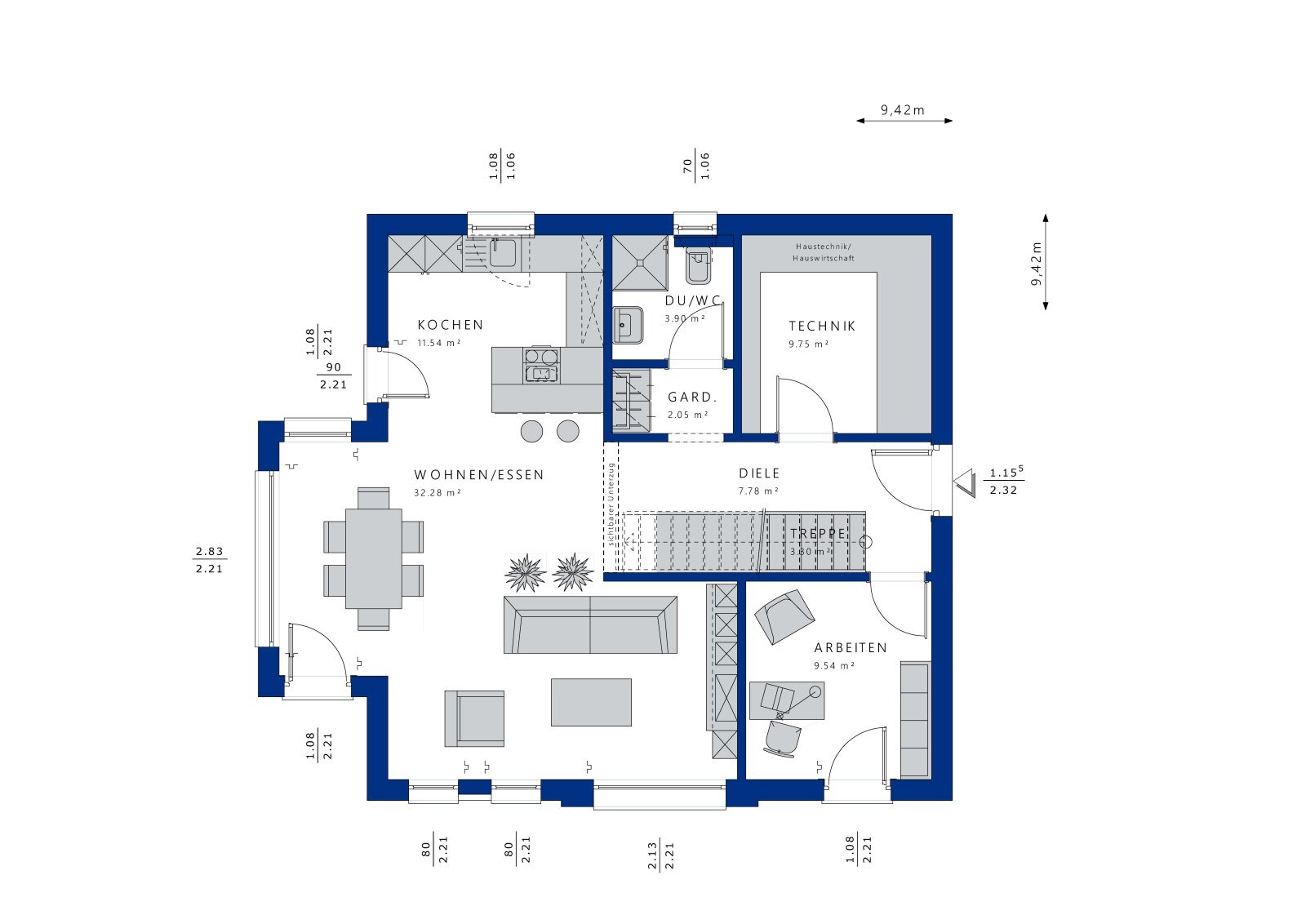 Einfamilienhaus zum Kauf 918.480 € 5 Zimmer 150 m²<br/>Wohnfläche 1.000 m²<br/>Grundstück Am Hagen Ahrensburg 22926