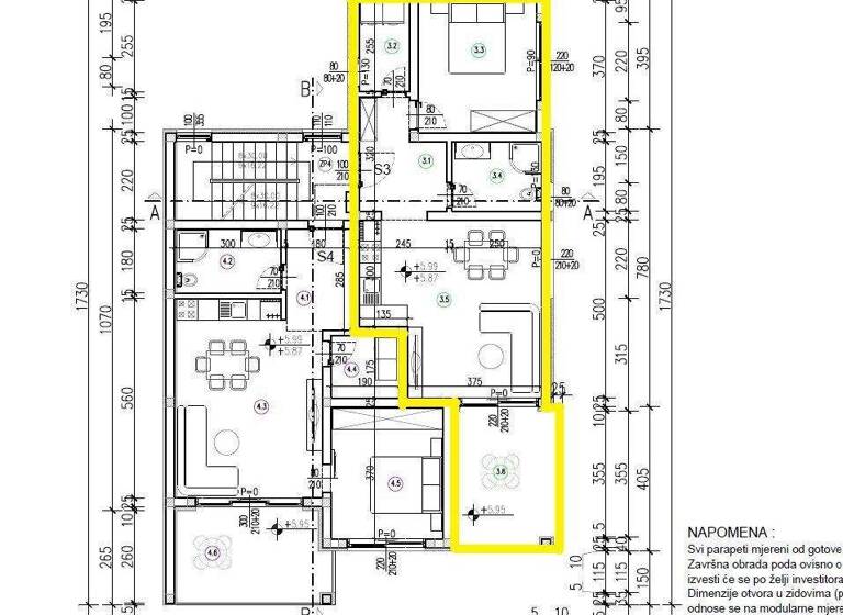 Wohnung zum Kauf 185.000 € 61 m² Grebastica