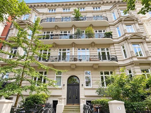 Wohnung zur Miete 2.804 € 2,5 Zimmer 117 m² 3. Geschoss frei ab 01.10.2026 Rotherbaum Hamburg 20146