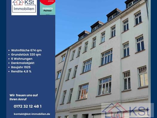 Mehrfamilienhaus zum Kauf 990.000 € 20 Zimmer 674 m² 320 m² Grundstück Schönefeld-Abtnaundorf Nordost 04347